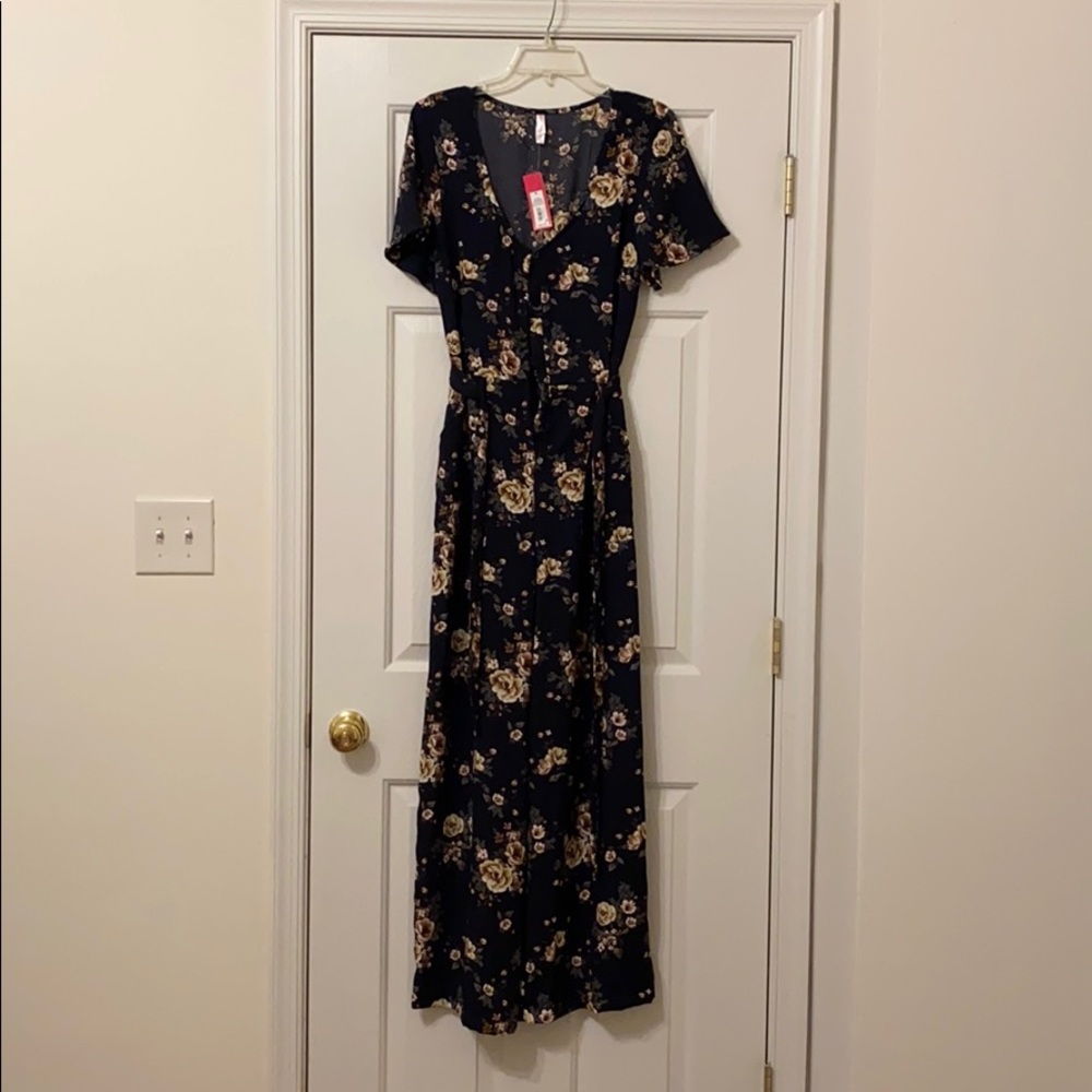 Navy romper